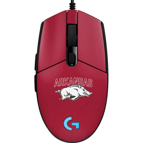 University of Arkansas-Fayetteville Razorbacks Logo G203 Prodigy RGB Wired Gaming Mouse Skin
